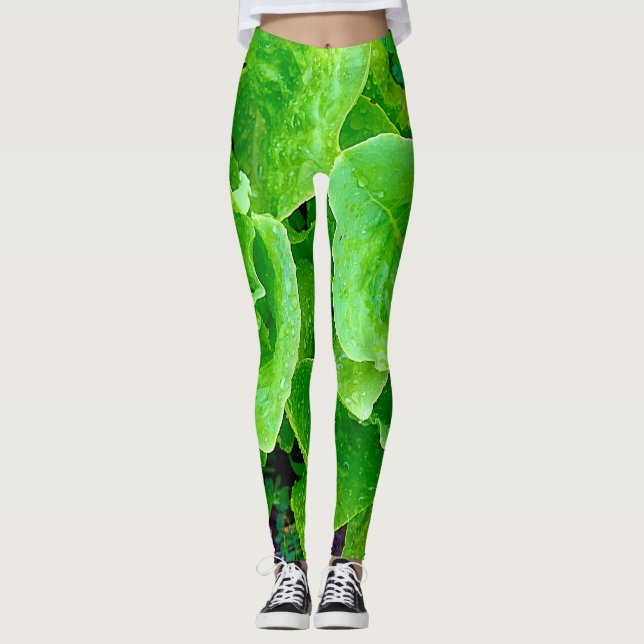 Leggings Guêtres de laitue (Devant)