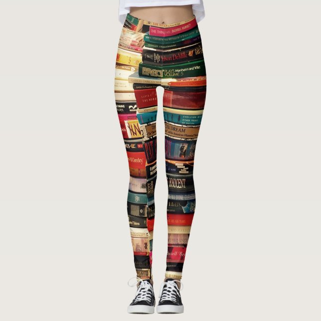 Leggings Guêtres de livres (Devant)