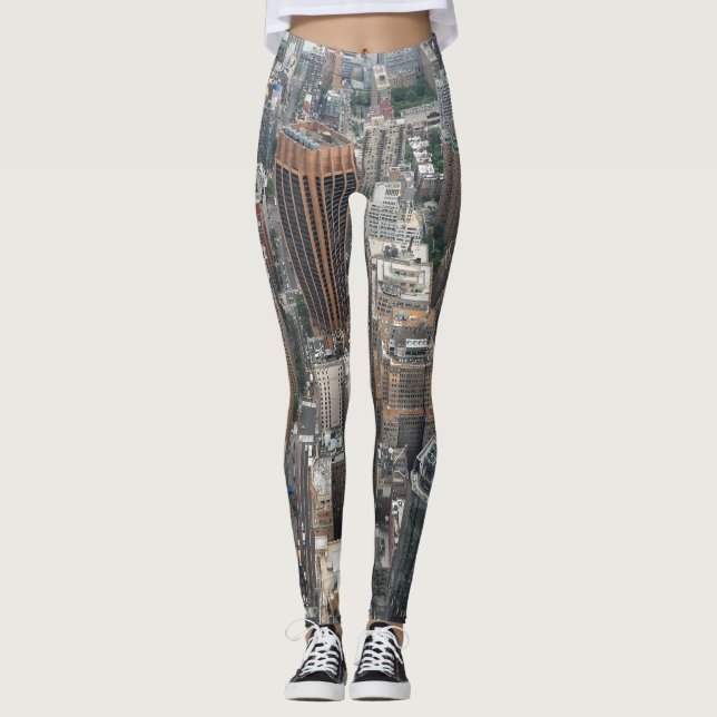 Leggings Guêtres de New York City (Devant)