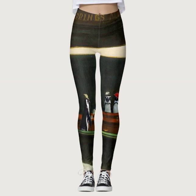 Leggings Guêtres de Nightpenguins (Devant)