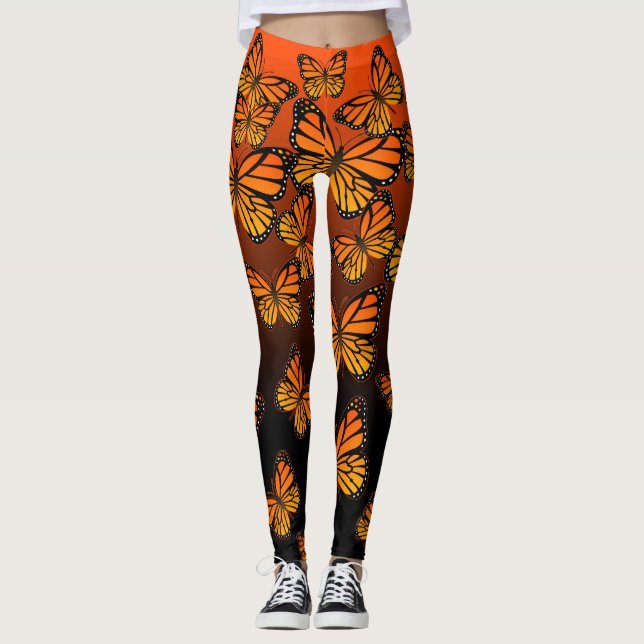 Leggings Guêtres de papillon (Devant)