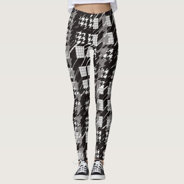 Leggings Guêtres de patchwork (Devant)