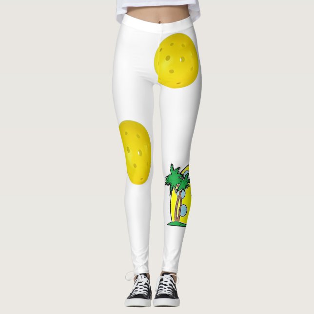 Leggings Guêtres de Pickleball (Devant)
