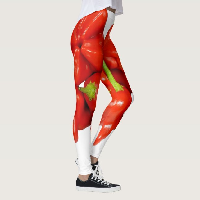 Leggings Guêtres de piments de Chinense de poivron (Droite)