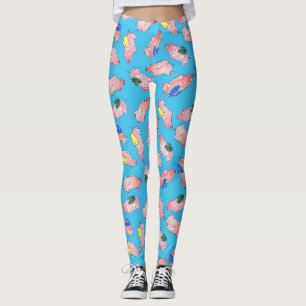 Leggings Guêtres de porcs de vol