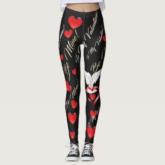 Leggings Guêtres de Saint-Valentin