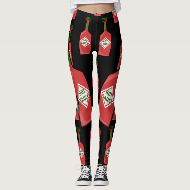 Leggings Guêtres de sauce chaude (Devant)