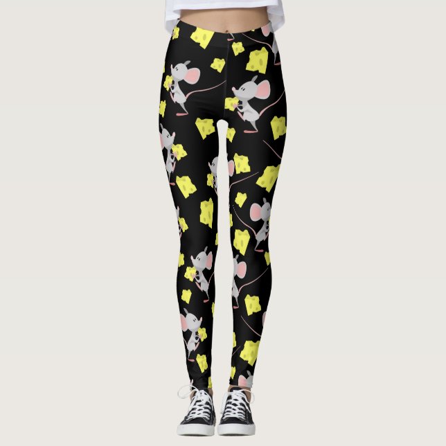 Leggings Guêtres de souris (Devant)