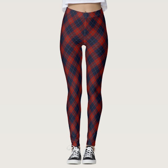 Leggings Guêtres de tartan de famille de McKnight (Devant)
