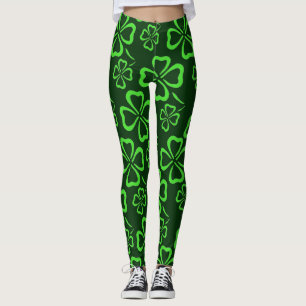 Leggings Guêtres de trèfle du jour de St Patrick