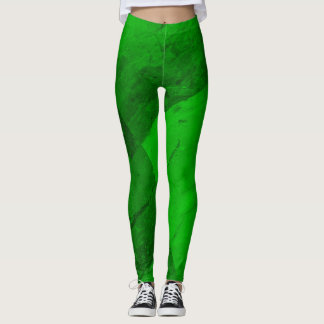 Leggings Guêtres de vert vert