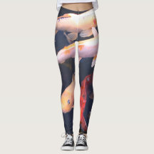 Guêtres de yoga de poissons de Koi