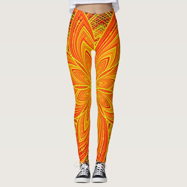 Leggings Guêtres d'éclat d'étoile (Devant)