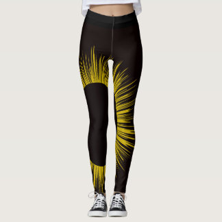 Leggings Guêtres d'éclipse solaire