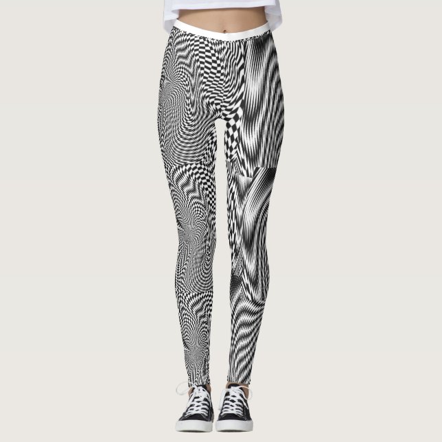 Leggings guêtres d'hypnose (Devant)