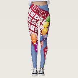 Leggings Guêtres d'impression de conception de cartes de