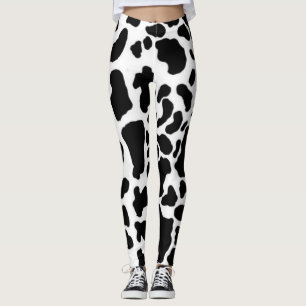 Leggings Guêtres d'impression de vache