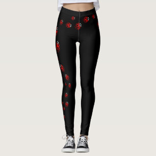 Leggings Guêtres d'insecte de Ladybird de guêtres de