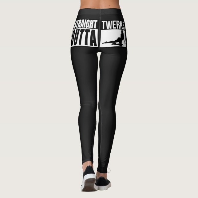 Leggings Guêtres droites d'Outta Twerks (Dos)