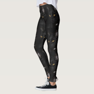 Leggings Guêtres drôles noires de Halloween de plots