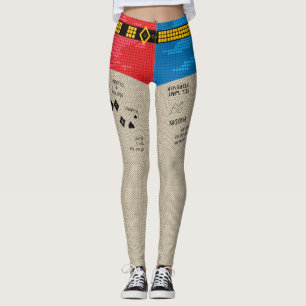 Leggings Guêtres du peloton   Harley Quinn de suicide