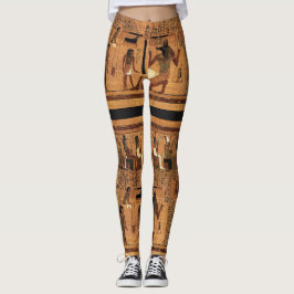 Leggings Guêtres égyptiennes antiques de papyrus de
