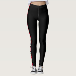 Leggings Guêtres faites sur commande "de nom de club