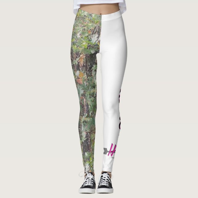 Leggings Guêtres feuillues de Camo (Devant)