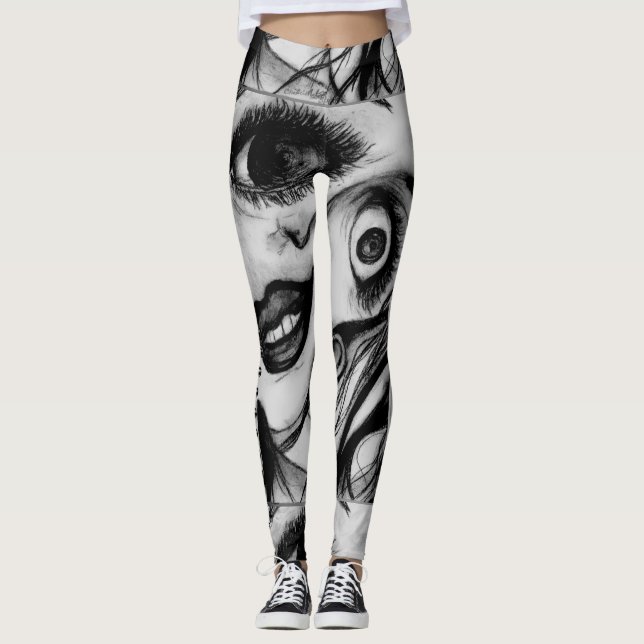 Leggings Guêtres géniales de remplaçants (Devant)