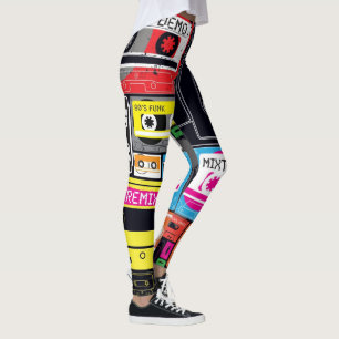 Leggings Guêtres géniales folles de bande de plate-forme
