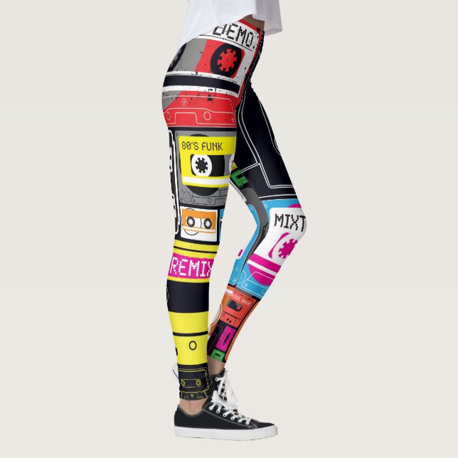 Leggings Guêtres géniales folles de bande de plate-forme (Droite)