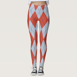 Leggings Guêtres géométriques à motifs de losanges de