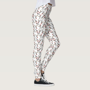 Leggings Guêtres grises de perroquet de gris africain
