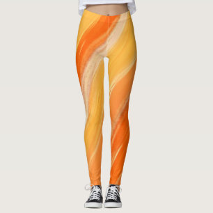 Leggings Guêtres heureuses de Halloween d'aquarelle