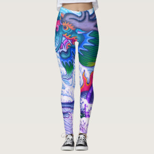 Leggings Guêtres IMPRIMÉES de DRAGON