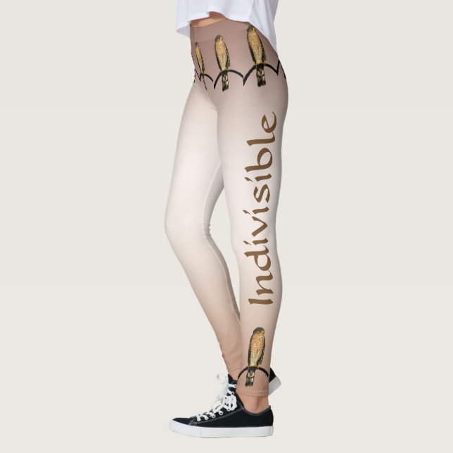 Leggings Guêtres indivisibles de faucon (Gauche)