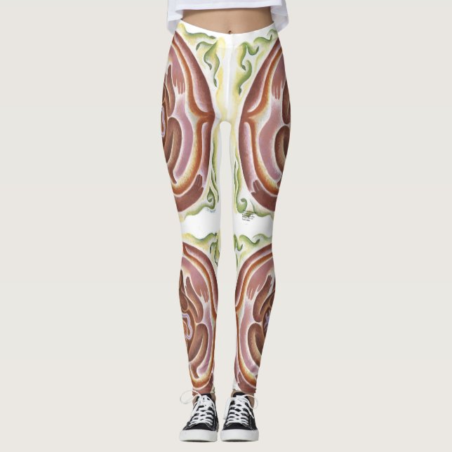 Leggings Guêtres internationales de logo d'arts de (Devant)