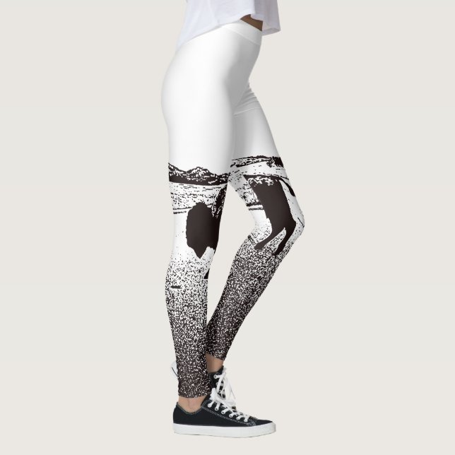 Leggings Guêtres libres de gamme (Droite)