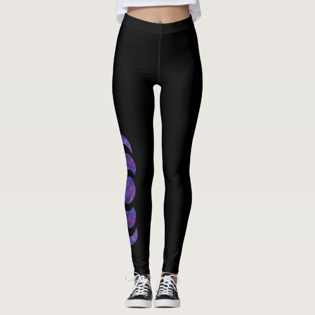 Leggings Guêtres lunaires de phase (Devant)