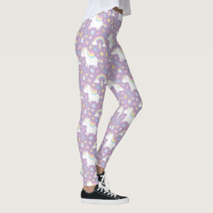 Leggings Guêtres mignonnes de pourpre de filles