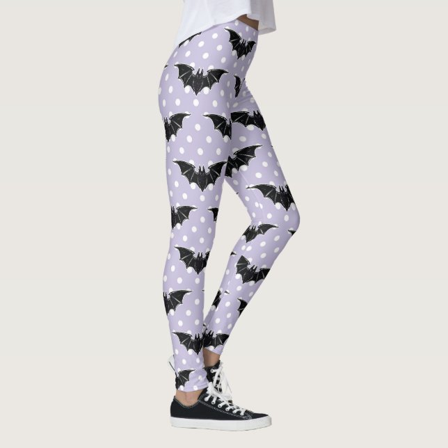 Leggings Guêtres mignonnes éffrayantes en pastel de Kawaii (Droite)