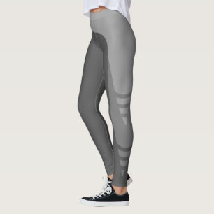 Leggings Guêtres monochromes élégantes de motif de déta