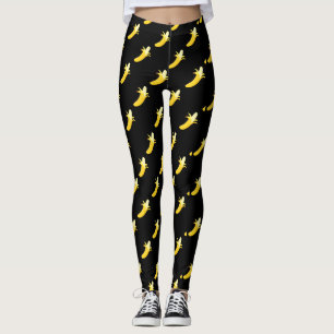 Leggings Guêtres noires de banane