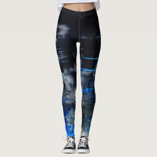 Leggings Guêtres originales modernes d'art abstrait,