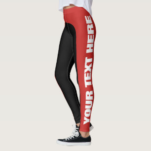 Leggings Guêtres personnalisables de couleur de caractère