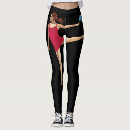 Leggings Guêtres personnalisées de danse de ballet de