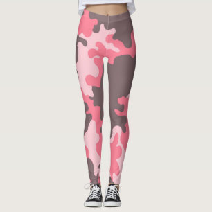 LEGGINGS GUÊTRES ROSES DE CAMO