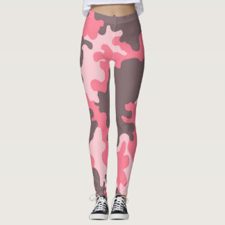 LEGGINGS GUÊTRES ROSES DE CAMO