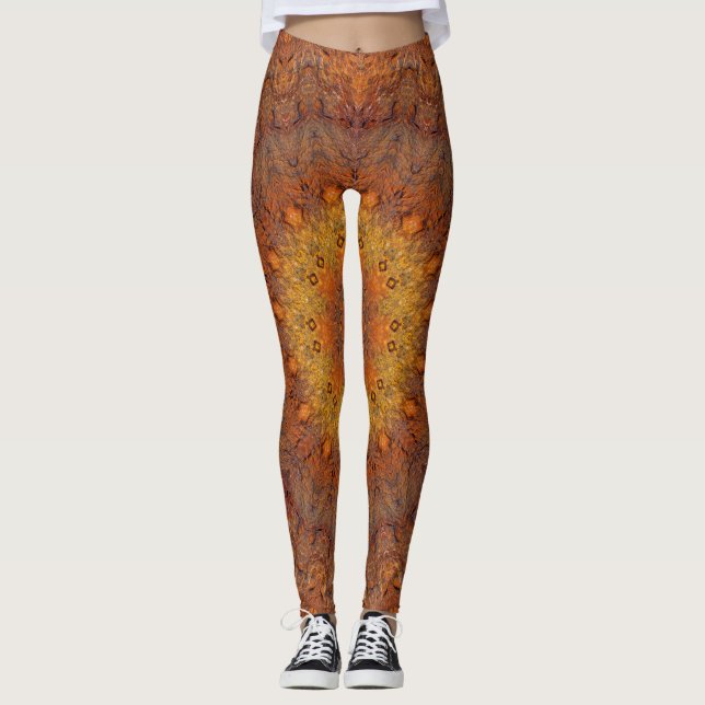Leggings Guêtres rouillées (Devant)