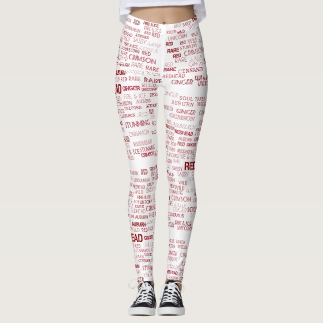 Leggings Guêtres rousses (Devant)